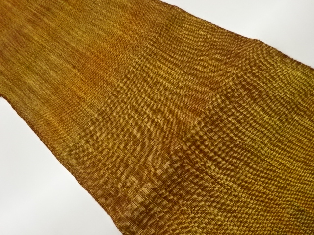 手織り紬抽象模様織出し名古屋帯